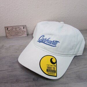 Carhartt Canvas Script Adjustable Cap Hat Oatmilk AH5247